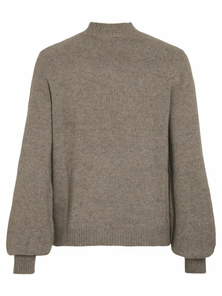 VILA Knitwear^BALLOON SLEEVED KNITTED PULLOVER