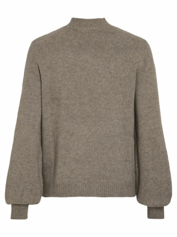 VILA Knitwear^BALLOON SLEEVED KNITTED PULLOVER