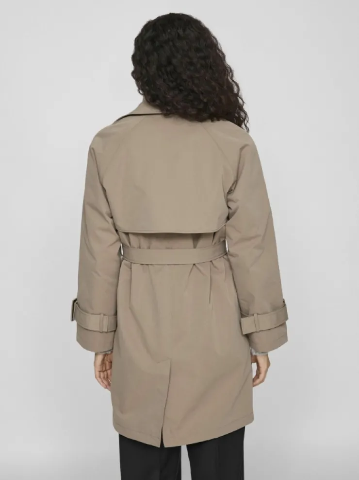VILA Jackets & Coats^BELTED TRENCHCOAT