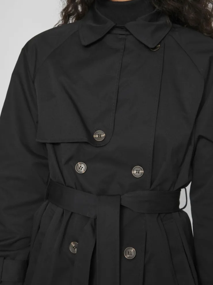 VILA Jackets & Coats^BELTED TRENCHCOAT