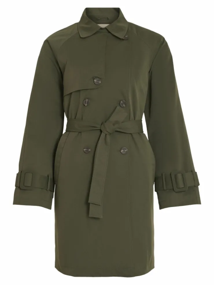VILA Jackets & Coats^BELTED TRENCHCOAT