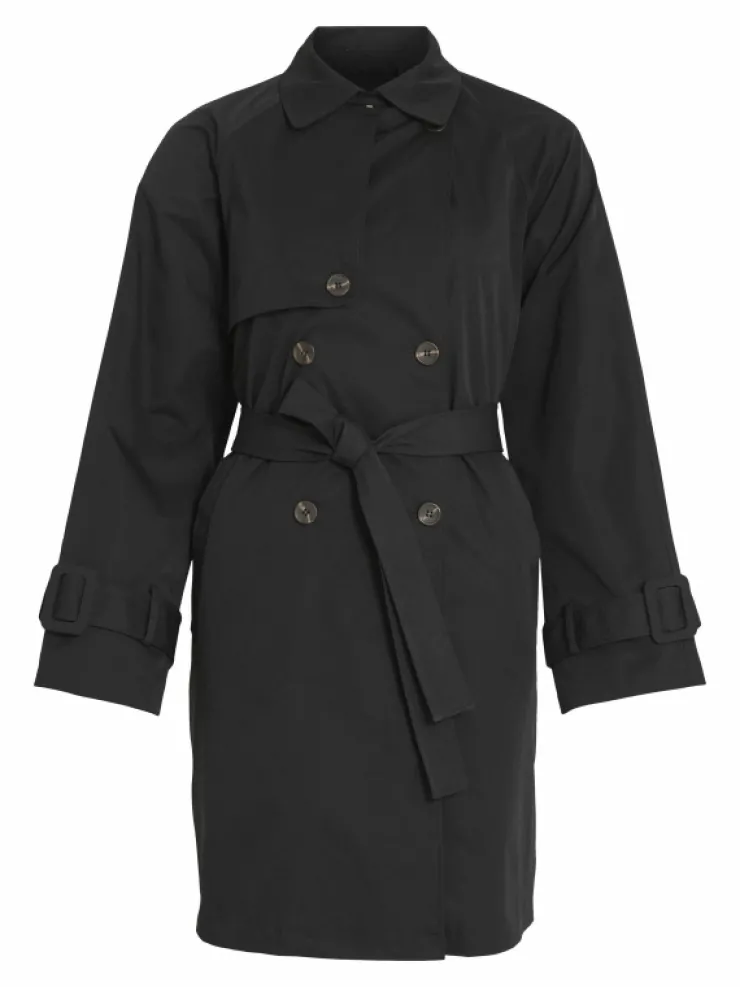 VILA Jackets & Coats^BELTED TRENCHCOAT