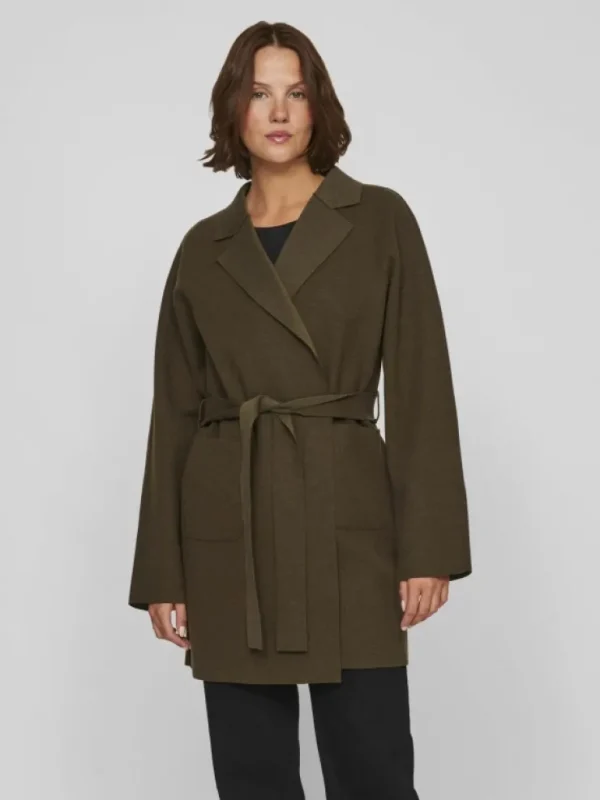 VILA Jackets & Coats^BELTED COAT