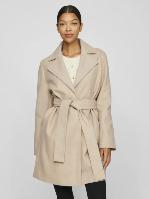 VILA Jackets & Coats^BELTED COAT
