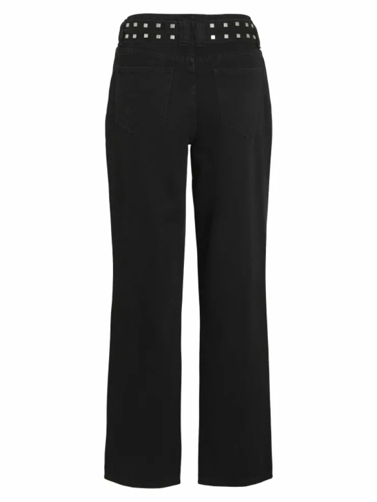 VILA Jeans^BELTED TAPERED FIT JEANS