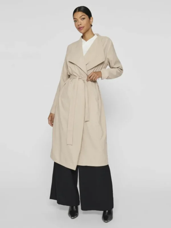 VILA Jackets & Coats^BELTED TRENCHCOAT