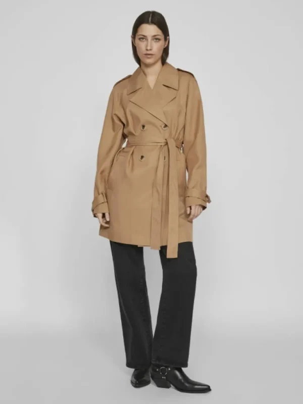 VILA Jackets & Coats^BELTED TRENCHCOAT