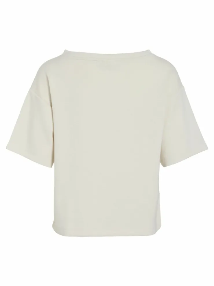 VILA Tops & T-shirts^BOATNECK SHORT SLEEVED TOP