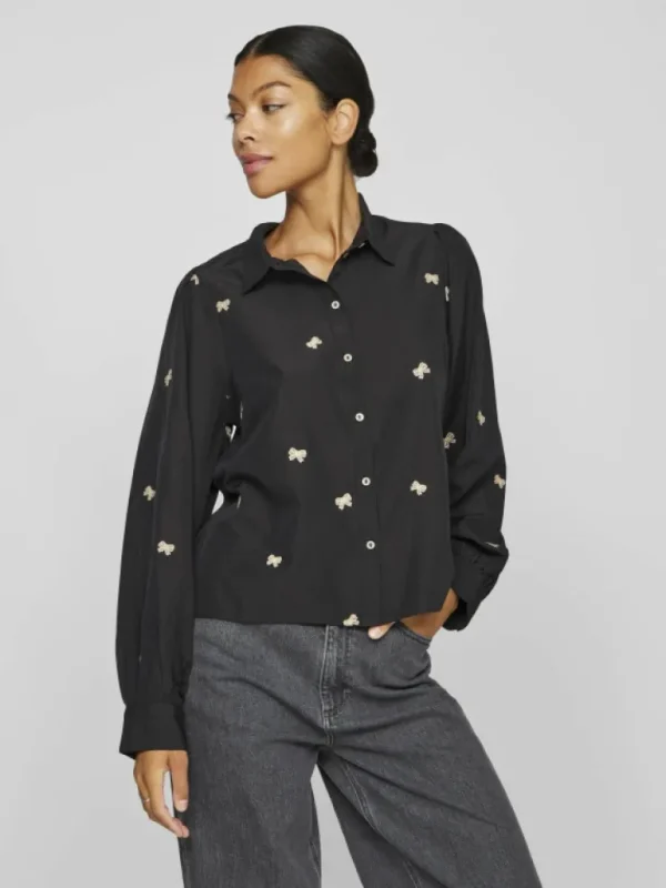 VILA Shirts^BOW-DETAILED SHIRT