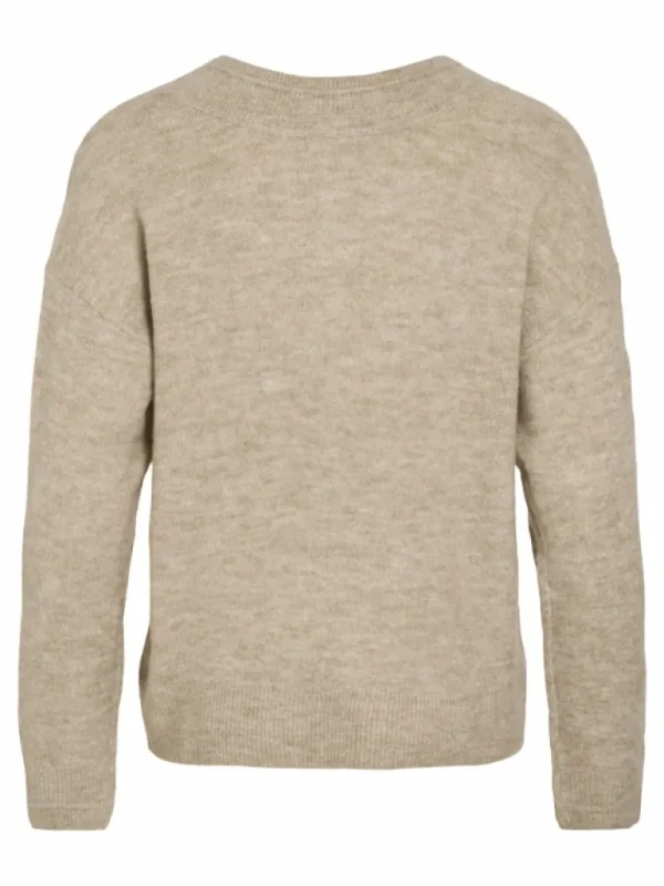 VILA Knitwear^BUTTON V-NECK KNITTED CARDIGAN