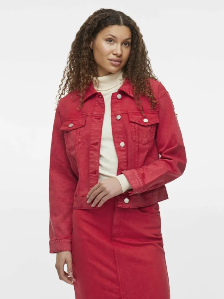 VILA Jackets & Coats^BUTTONED DENIM JACKET