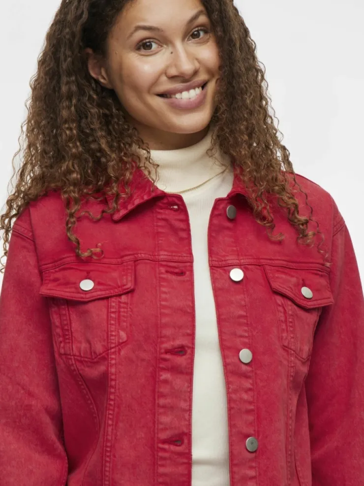 VILA Jackets & Coats^BUTTONED DENIM JACKET