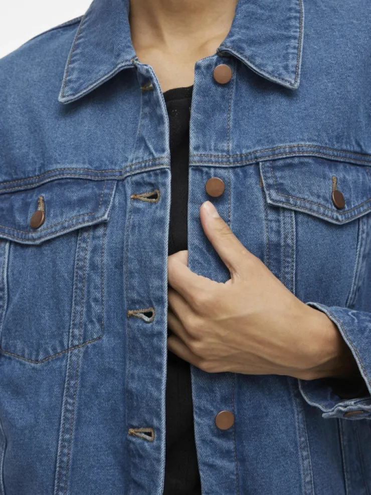 VILA Jackets & Coats^BUTTONED DENIM JACKET