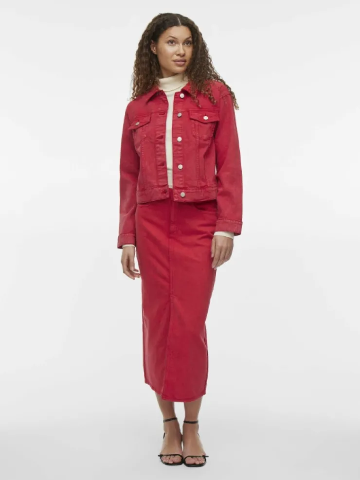 VILA Jackets & Coats^BUTTONED DENIM JACKET