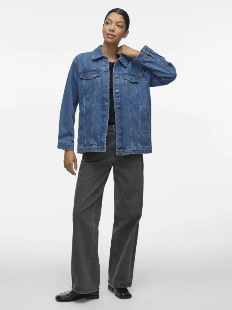 VILA Jackets & Coats^BUTTONED DENIM JACKET