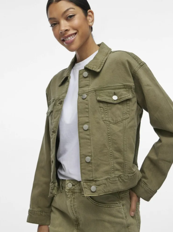 VILA Jackets & Coats^BUTTONED DENIM JACKET