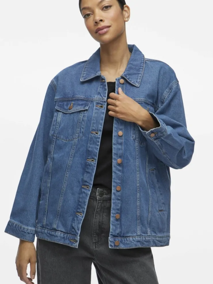VILA Jackets & Coats^BUTTONED DENIM JACKET
