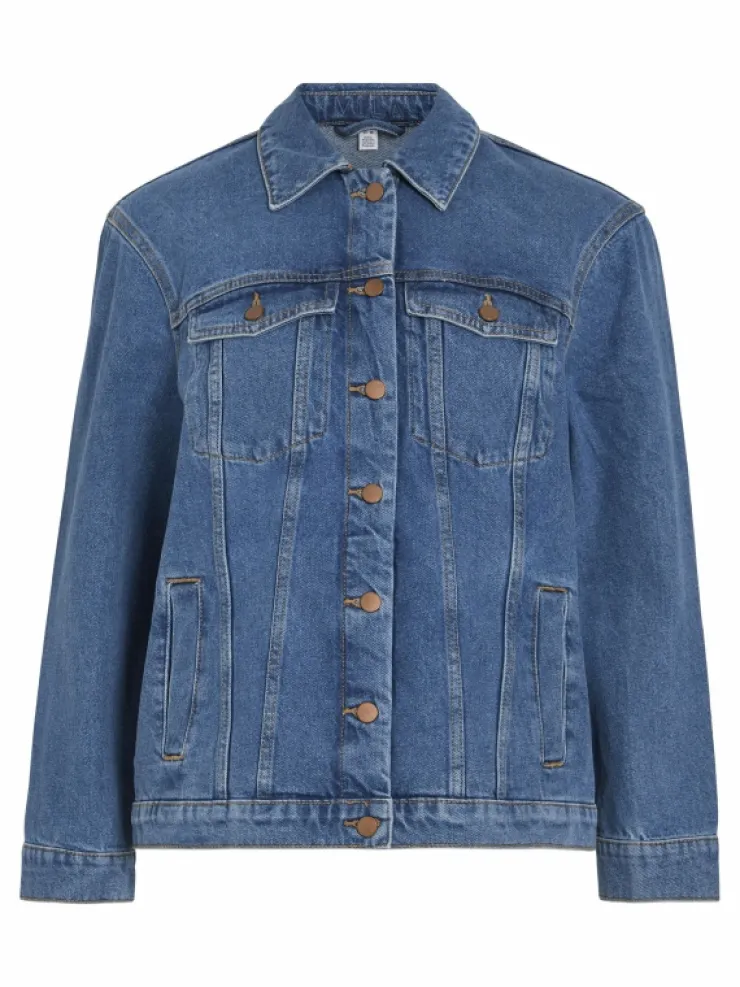 VILA Jackets & Coats^BUTTONED DENIM JACKET