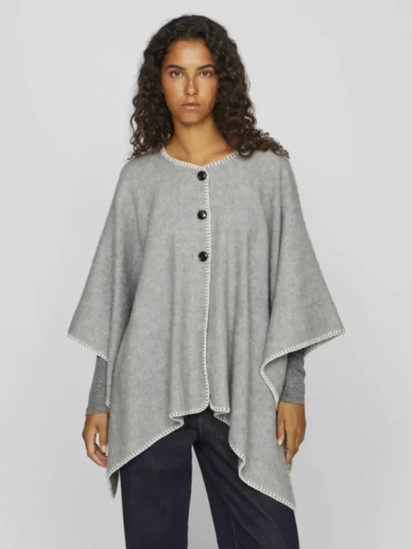VILA Jackets & Coats | Knitwear^BUTTONED PONCHO