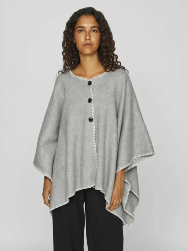 VILA Jackets & Coats | Knitwear^BUTTONED PONCHO