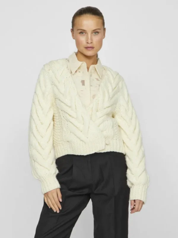 VILA Knitwear^CABLE KNITTED CARDIGAN