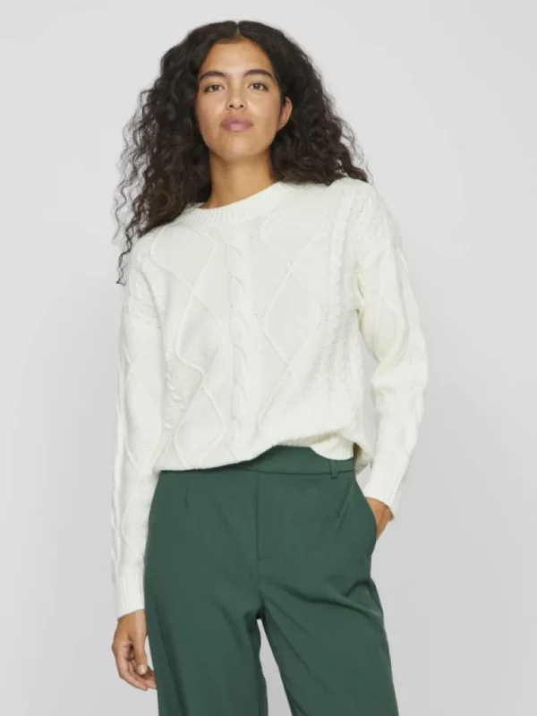 VILA Knitwear^CABLE KNITTED JUMPER