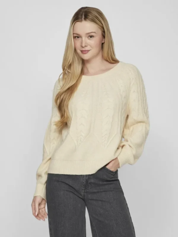 VILA Knitwear^CABLE KNITTED PULLOVER
