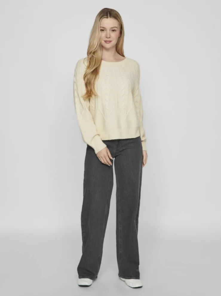 VILA Knitwear^CABLE KNITTED PULLOVER