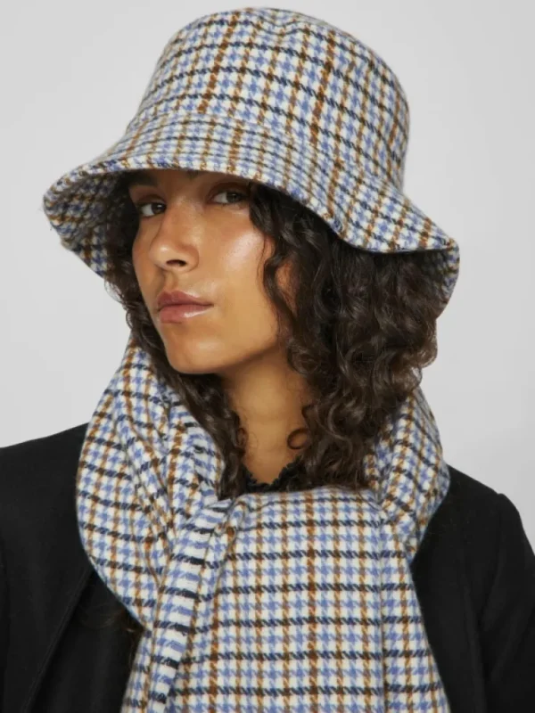VILA Accessories | Knitwear^CHECKED BUCKET HAT
