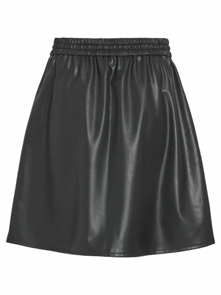 VILA Skirts^COATED MINI SKIRT