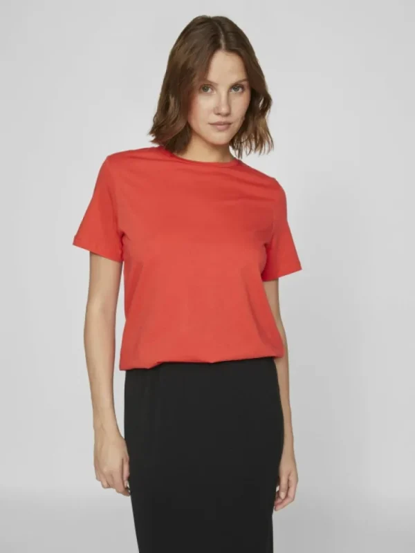 VILA Tops & T-shirts^COTTON T-SHIRT