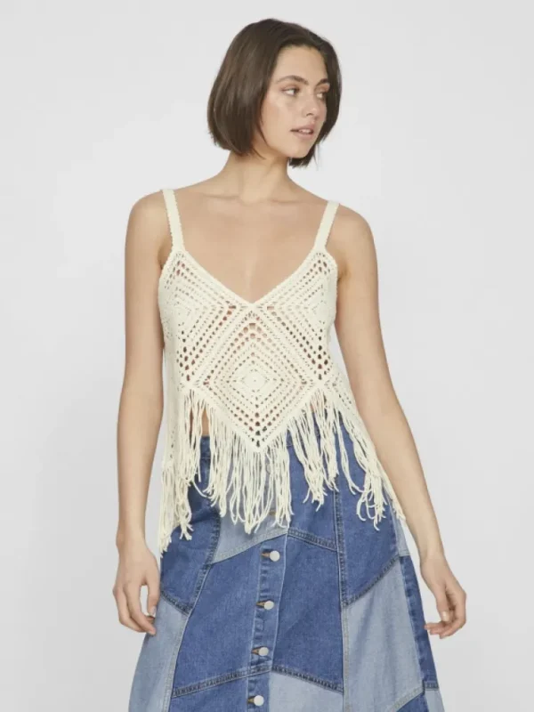 VILA Knitwear | Tops & T-shirts^CROCHET STRAP TOP