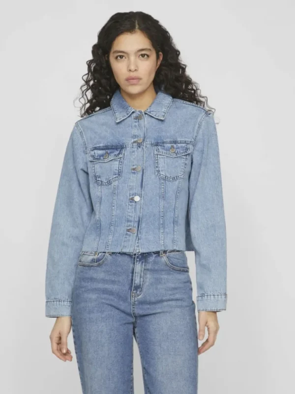 VILA Jackets & Coats^CROPPED DENIM JACKET