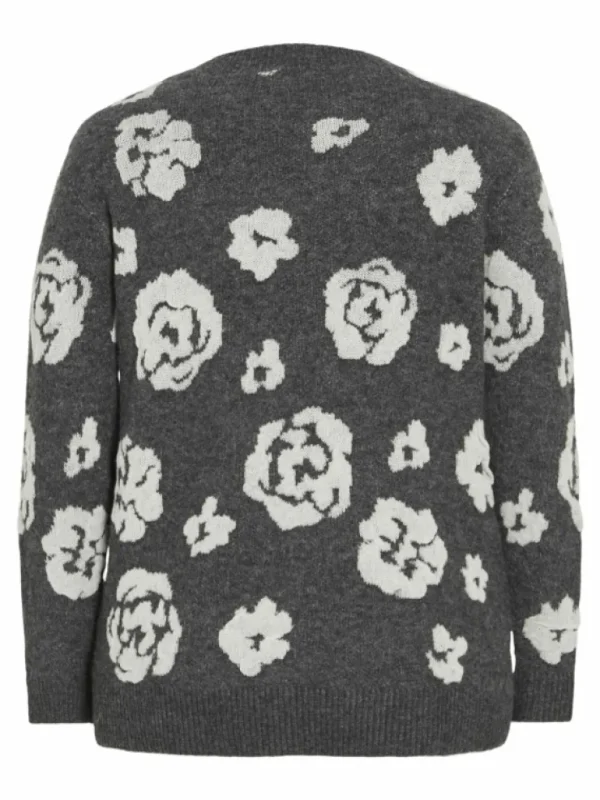 VILA Knitwear^CURVE - JACQUARD KNITTED PULLOVER