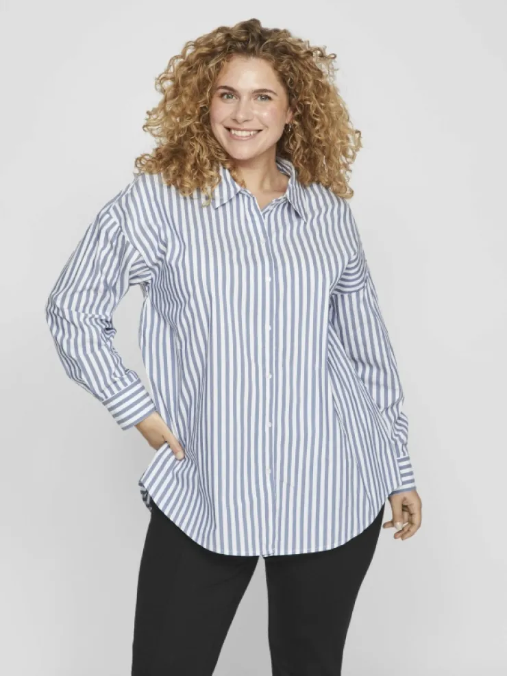 VILA Shirts^CURVE - LONG SHIRT