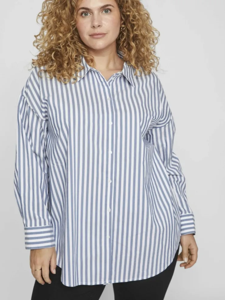 VILA Shirts^CURVE - LONG SHIRT