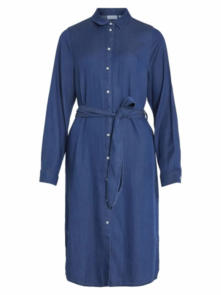 VILA Dresses^DENIM MIDI DRESS