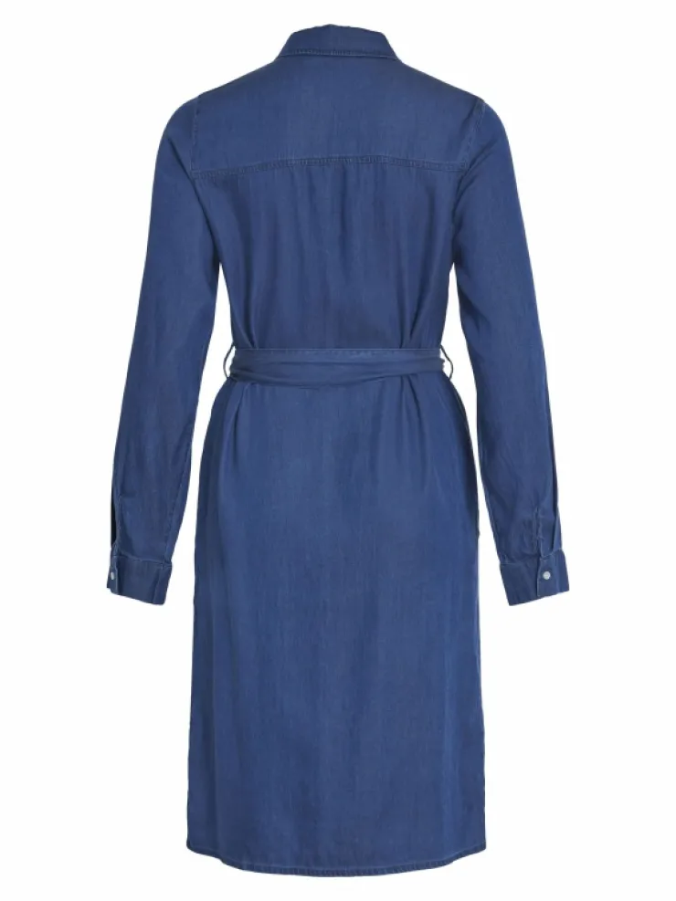 VILA Dresses^DENIM MIDI DRESS