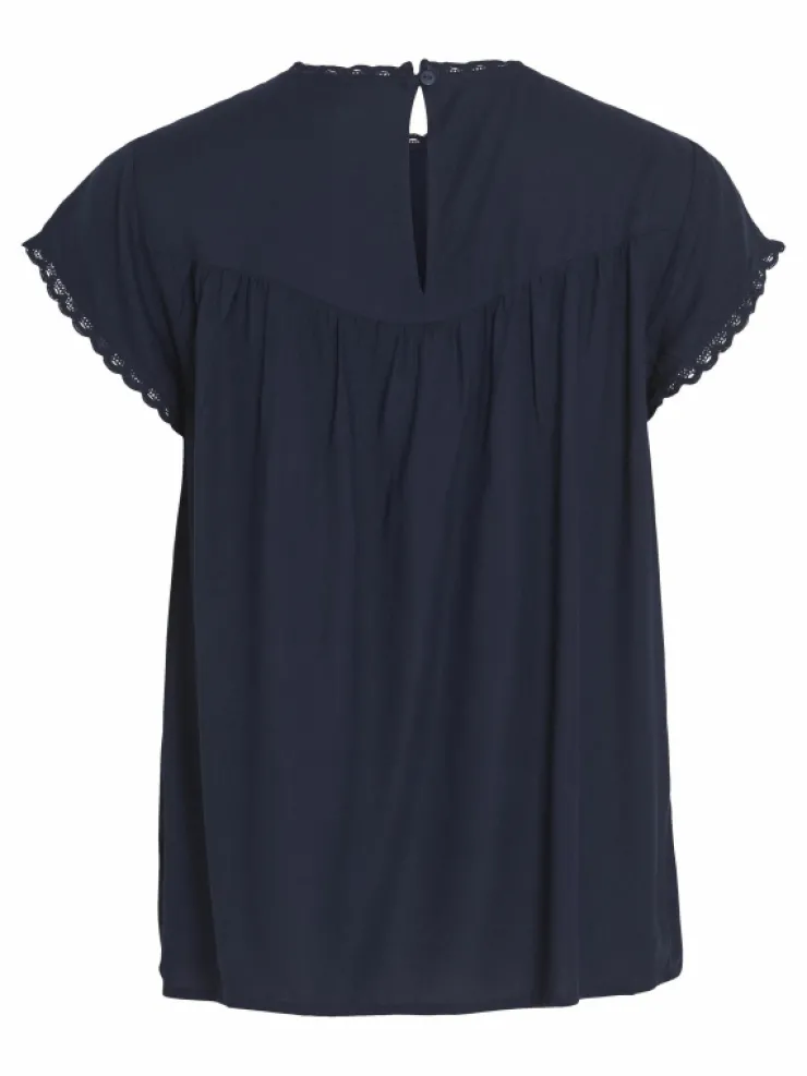 VILA Tops & T-shirts^DETAILED SHORT SLEEVED TOP