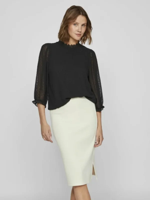 VILA Tops & T-shirts^DOTTED 3/4 SLEEVED TOP