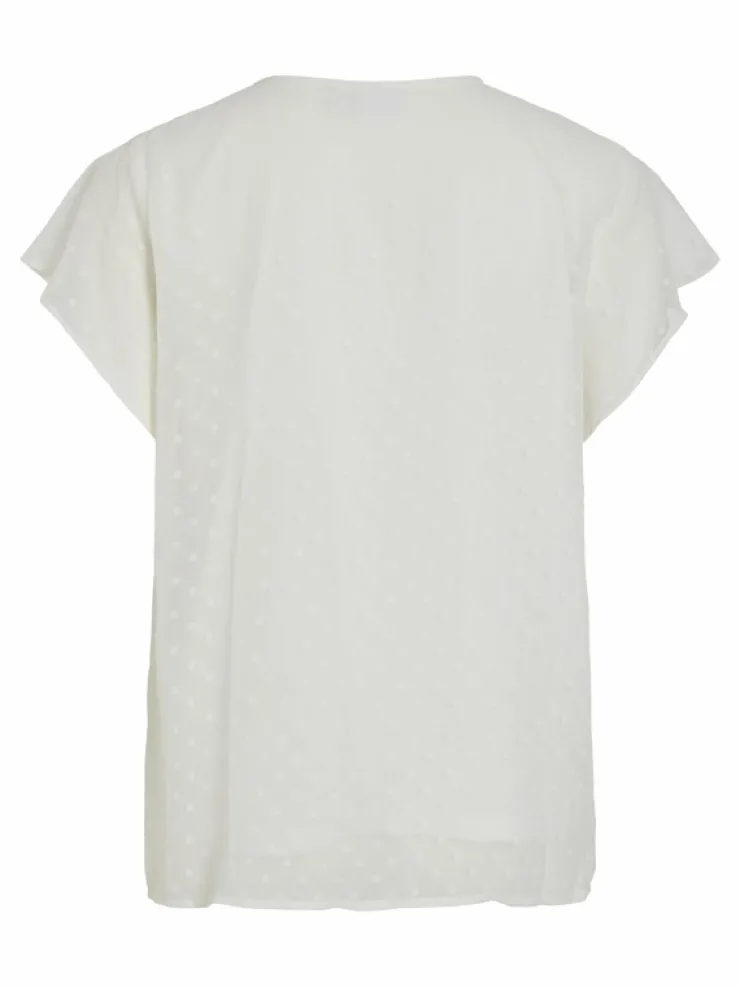 VILA Tops & T-shirts^DOTTED SHORT SLEEVED TOP
