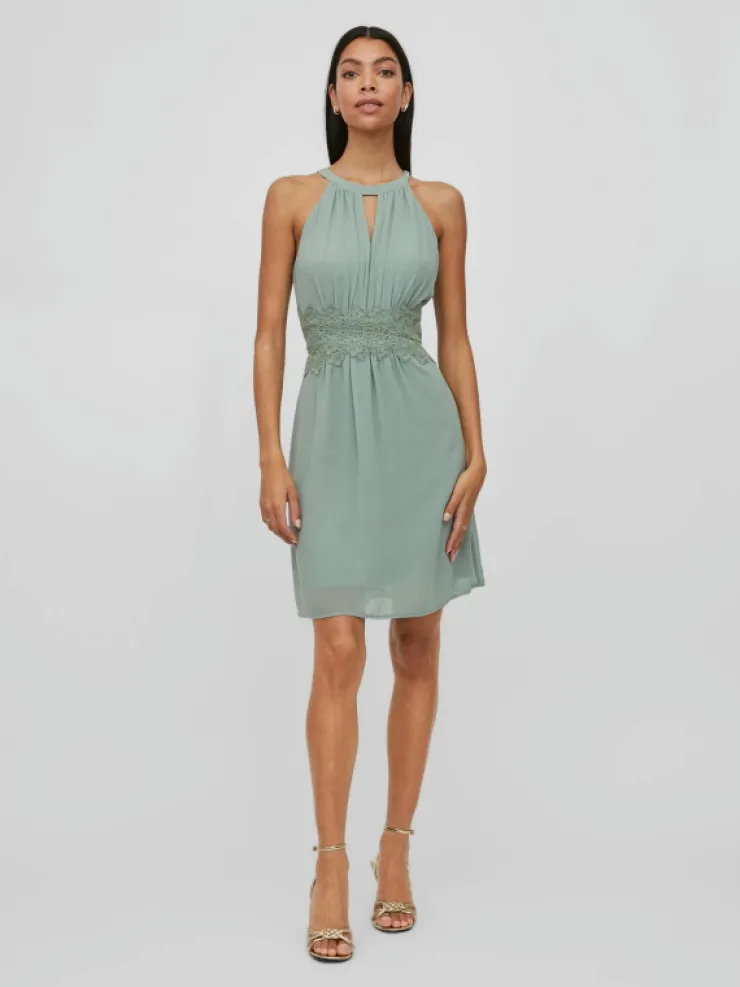 VILA Dresses^HALTER NECK MINI DRESS