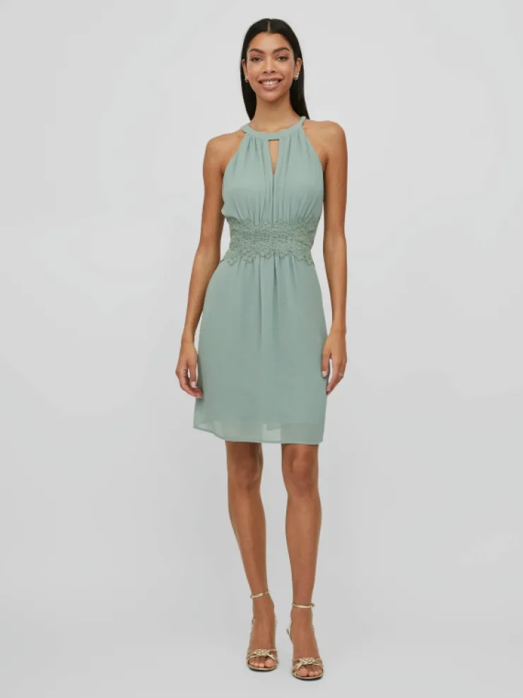 VILA Dresses^HALTER NECK MINI DRESS