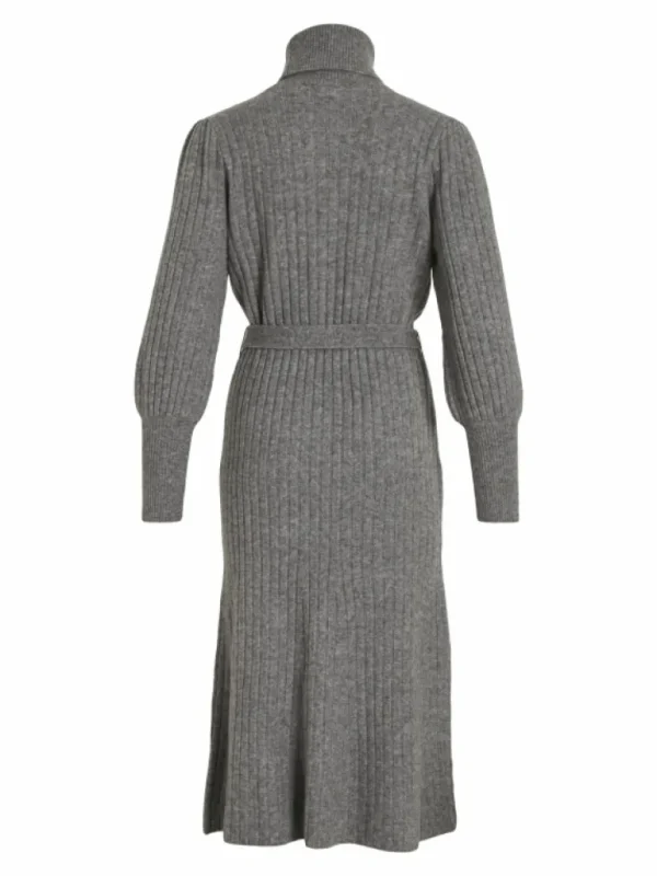 VILA Knitwear | Dresses^HIGH NECK KNITTED MIDI DRESS