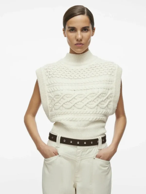 VILA Knitwear^HIGH NECK KNITTED VEST