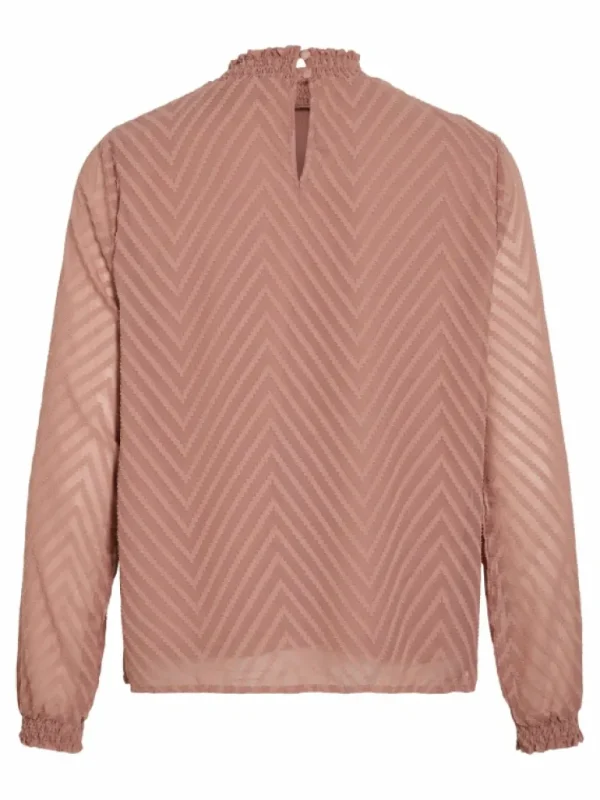 VILA Shirts | Tops & T-shirts^HIGH NECK LONG SLEEVED BLOUSE