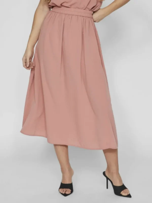 VILA Skirts^HIGH WAIST MIDI SKIRT