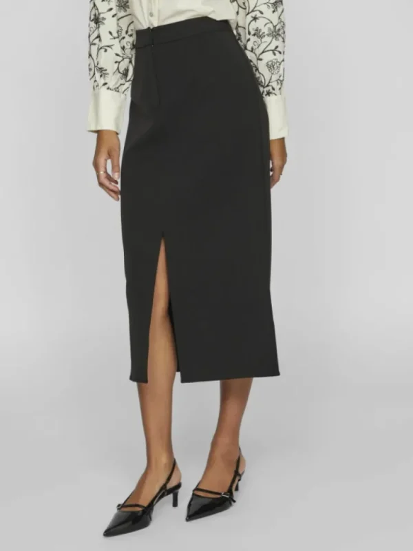 VILA Skirts^HIGH WAIST MIDI SKIRT