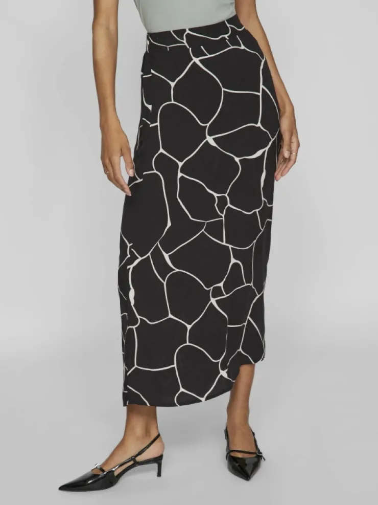 VILA Skirts^HIGH WAIST MIDI SKIRT