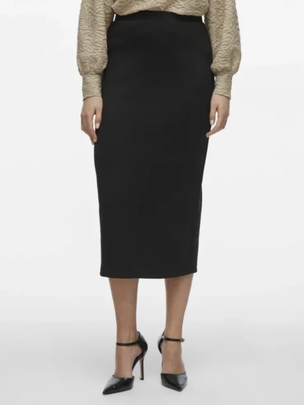 VILA Skirts^HIGH WAIST MIDI SKIRT